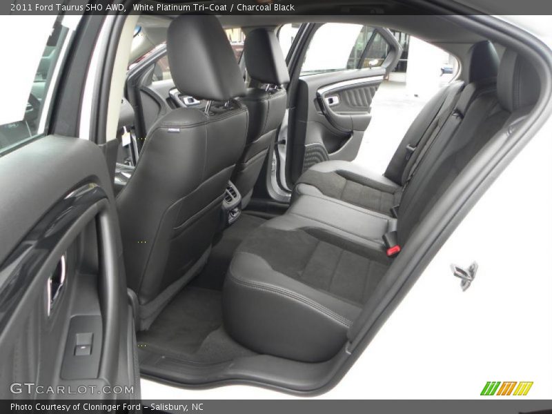 White Platinum Tri-Coat / Charcoal Black 2011 Ford Taurus SHO AWD