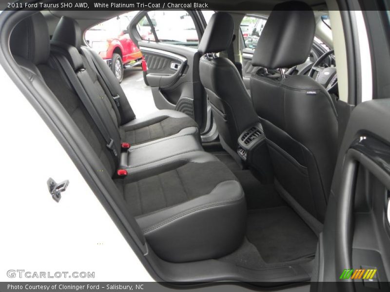 White Platinum Tri-Coat / Charcoal Black 2011 Ford Taurus SHO AWD
