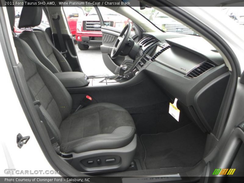White Platinum Tri-Coat / Charcoal Black 2011 Ford Taurus SHO AWD