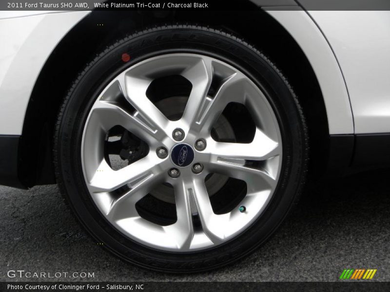 White Platinum Tri-Coat / Charcoal Black 2011 Ford Taurus SHO AWD