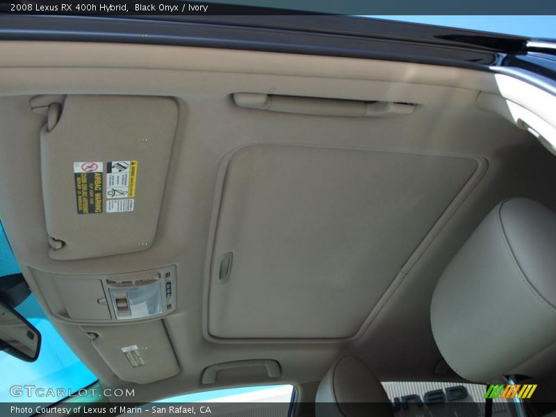 Black Onyx / Ivory 2008 Lexus RX 400h Hybrid