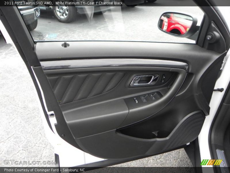 White Platinum Tri-Coat / Charcoal Black 2011 Ford Taurus SHO AWD