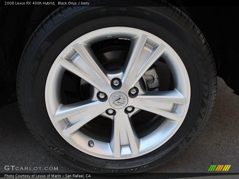 Black Onyx / Ivory 2008 Lexus RX 400h Hybrid