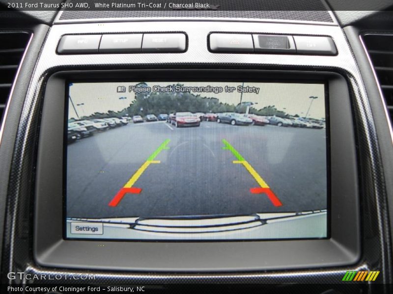 White Platinum Tri-Coat / Charcoal Black 2011 Ford Taurus SHO AWD