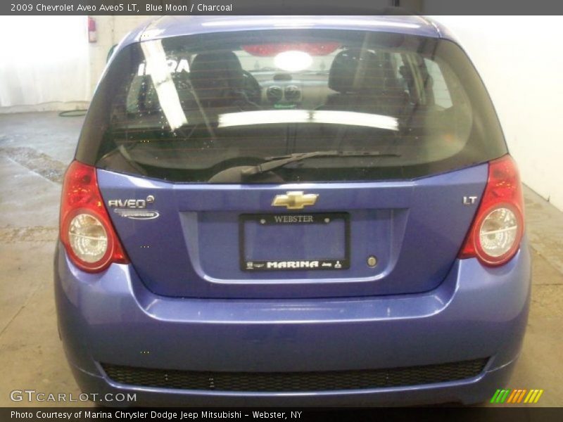 Blue Moon / Charcoal 2009 Chevrolet Aveo Aveo5 LT