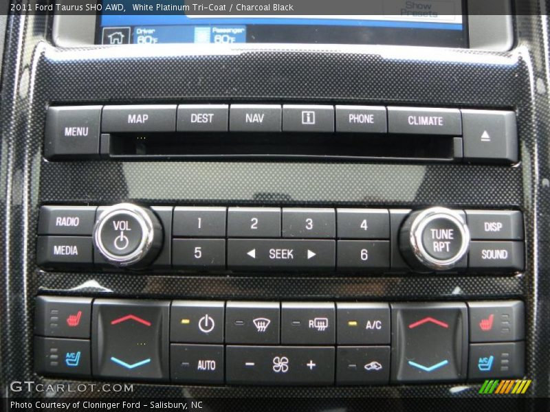 White Platinum Tri-Coat / Charcoal Black 2011 Ford Taurus SHO AWD