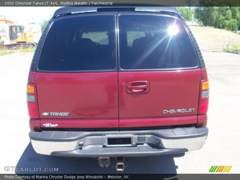 Redfire Metallic / Tan/Neutral 2002 Chevrolet Tahoe LT 4x4