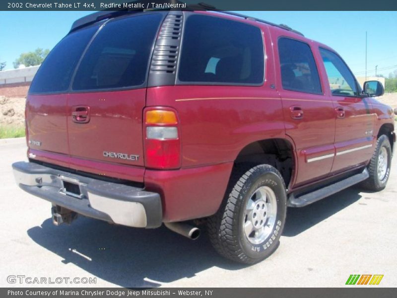 Redfire Metallic / Tan/Neutral 2002 Chevrolet Tahoe LT 4x4