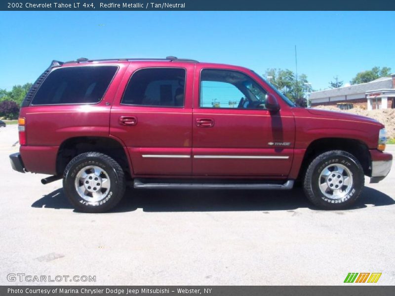 Redfire Metallic / Tan/Neutral 2002 Chevrolet Tahoe LT 4x4