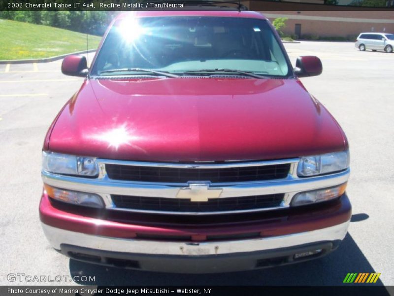 Redfire Metallic / Tan/Neutral 2002 Chevrolet Tahoe LT 4x4