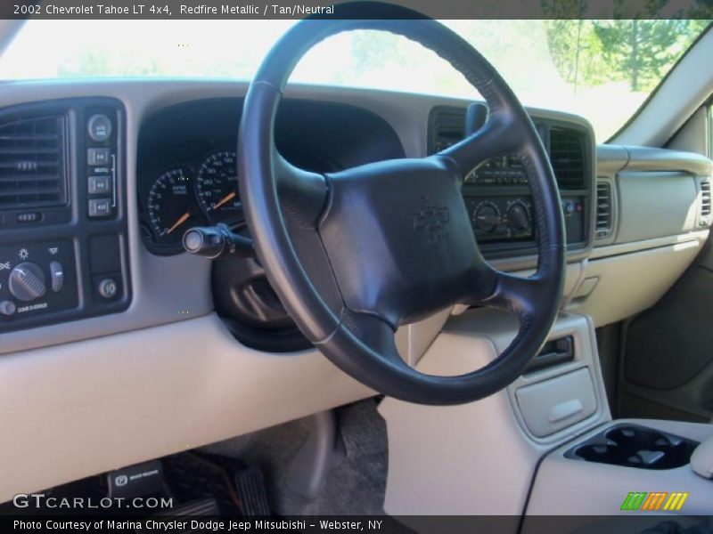 Redfire Metallic / Tan/Neutral 2002 Chevrolet Tahoe LT 4x4