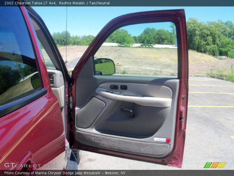 Redfire Metallic / Tan/Neutral 2002 Chevrolet Tahoe LT 4x4