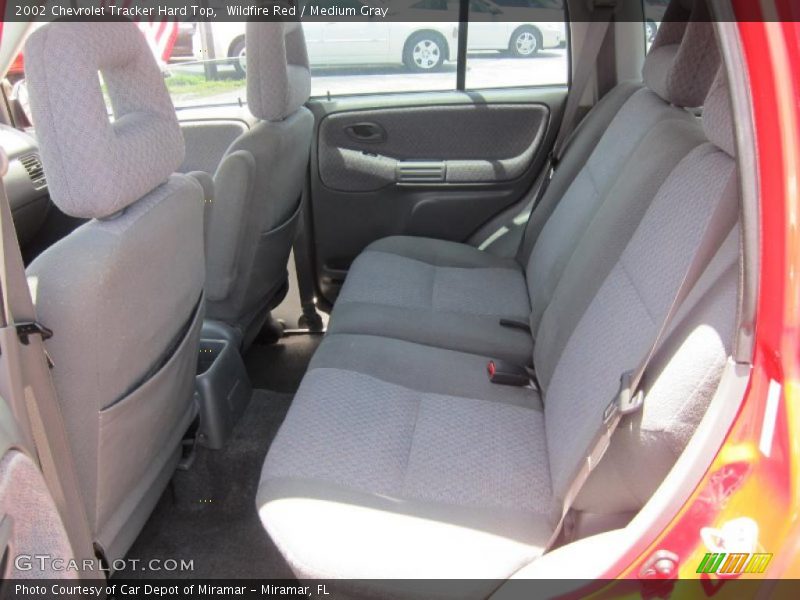 Wildfire Red / Medium Gray 2002 Chevrolet Tracker Hard Top