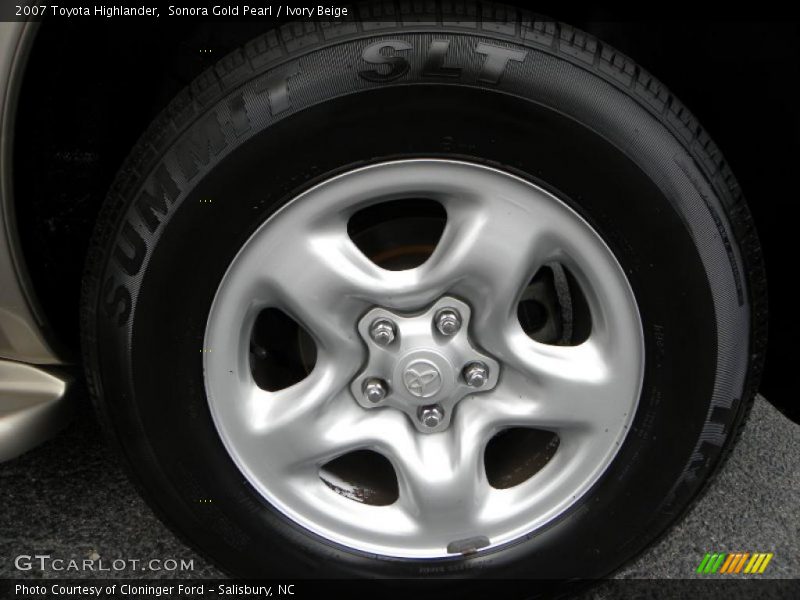 Sonora Gold Pearl / Ivory Beige 2007 Toyota Highlander