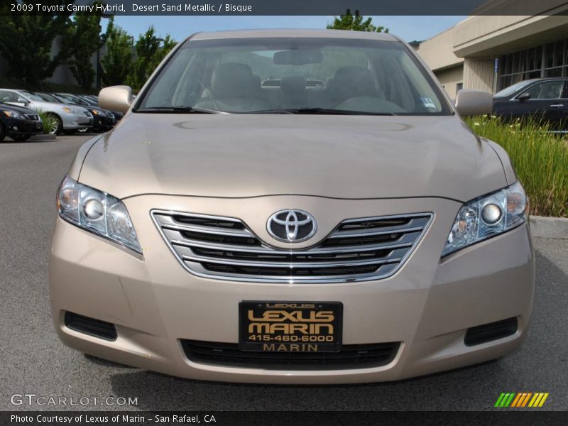 Desert Sand Metallic / Bisque 2009 Toyota Camry Hybrid
