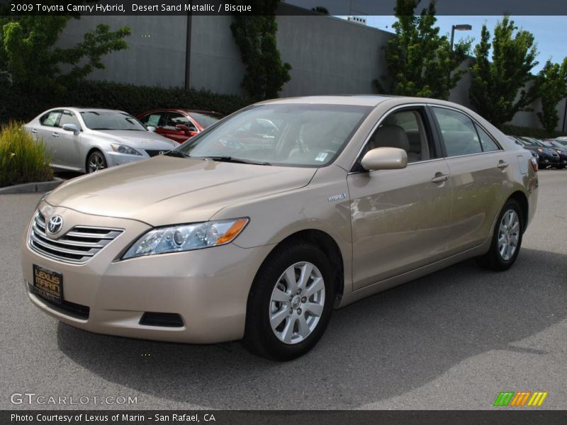 Desert Sand Metallic / Bisque 2009 Toyota Camry Hybrid