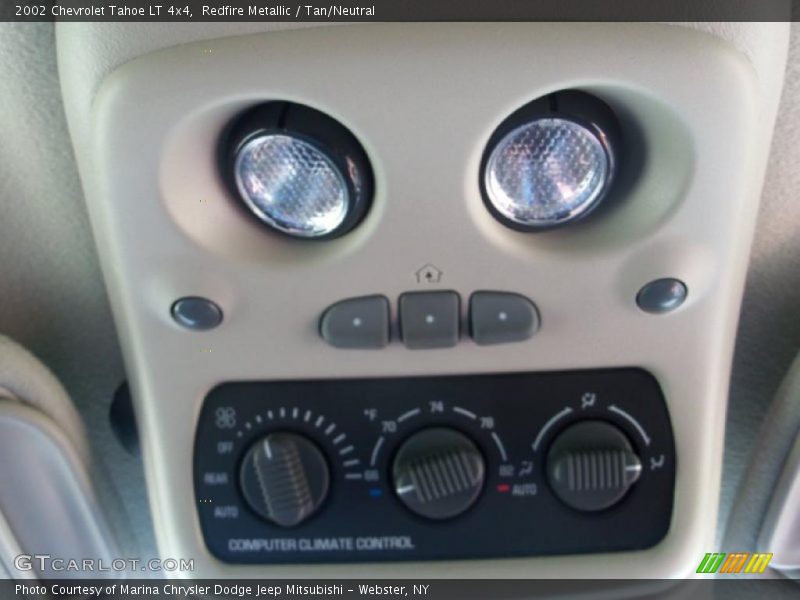Redfire Metallic / Tan/Neutral 2002 Chevrolet Tahoe LT 4x4