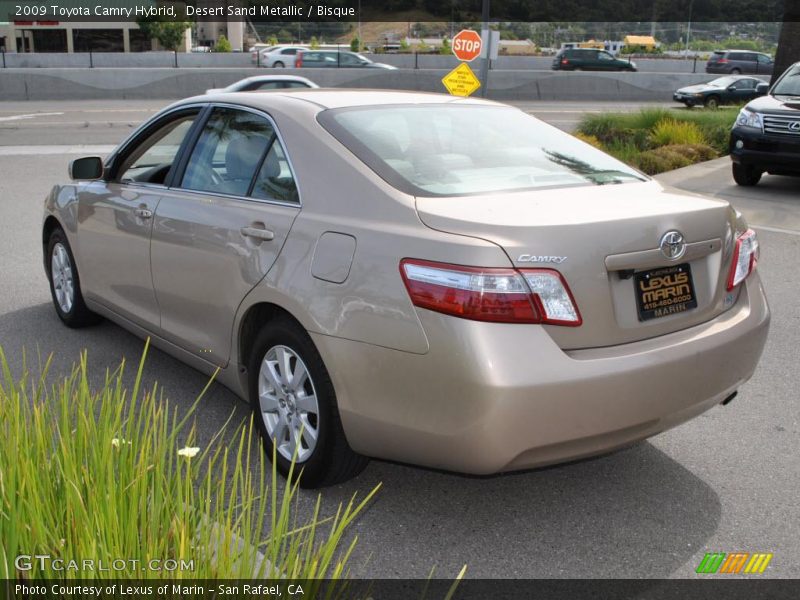 Desert Sand Metallic / Bisque 2009 Toyota Camry Hybrid