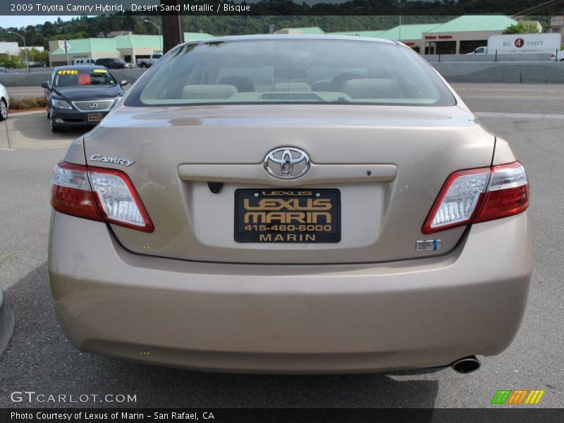 Desert Sand Metallic / Bisque 2009 Toyota Camry Hybrid