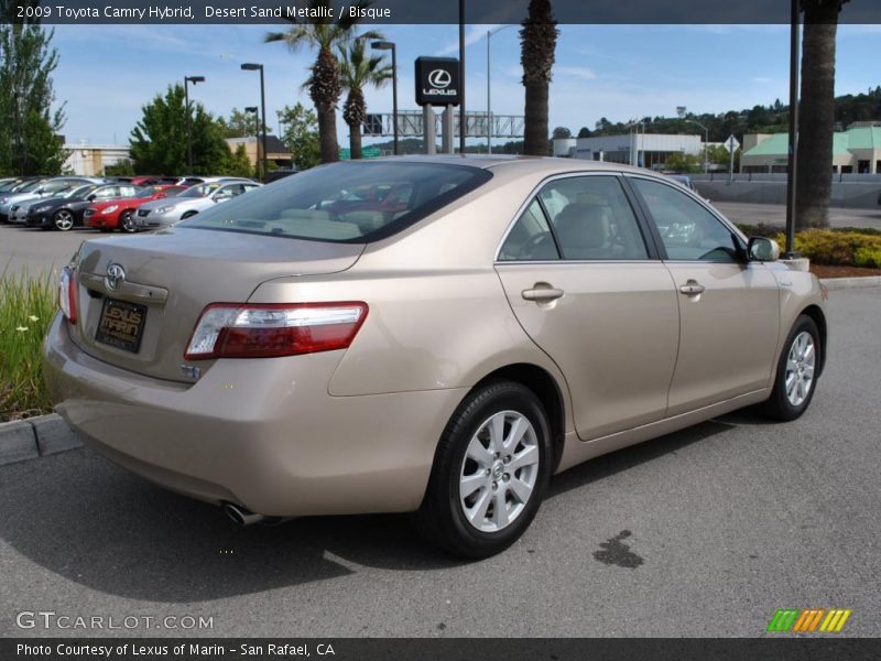 Desert Sand Metallic / Bisque 2009 Toyota Camry Hybrid