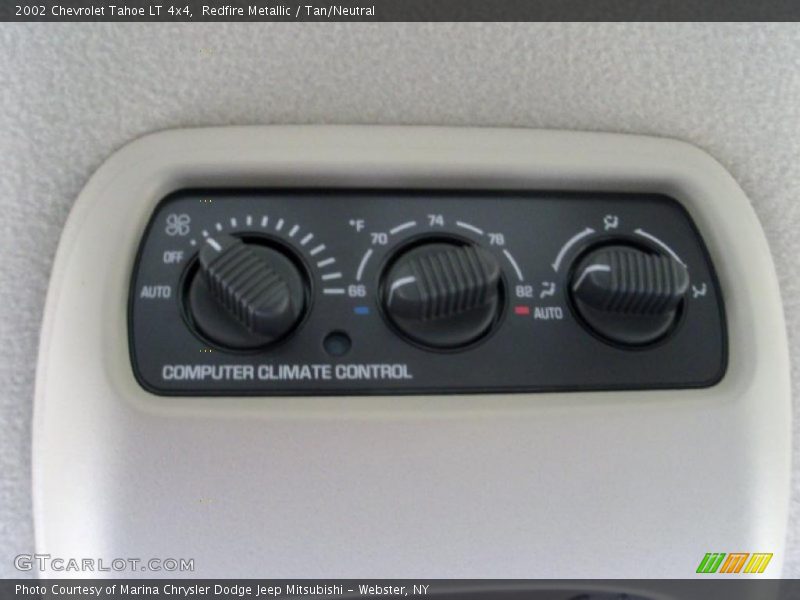 Redfire Metallic / Tan/Neutral 2002 Chevrolet Tahoe LT 4x4