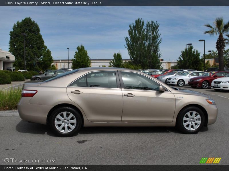 Desert Sand Metallic / Bisque 2009 Toyota Camry Hybrid