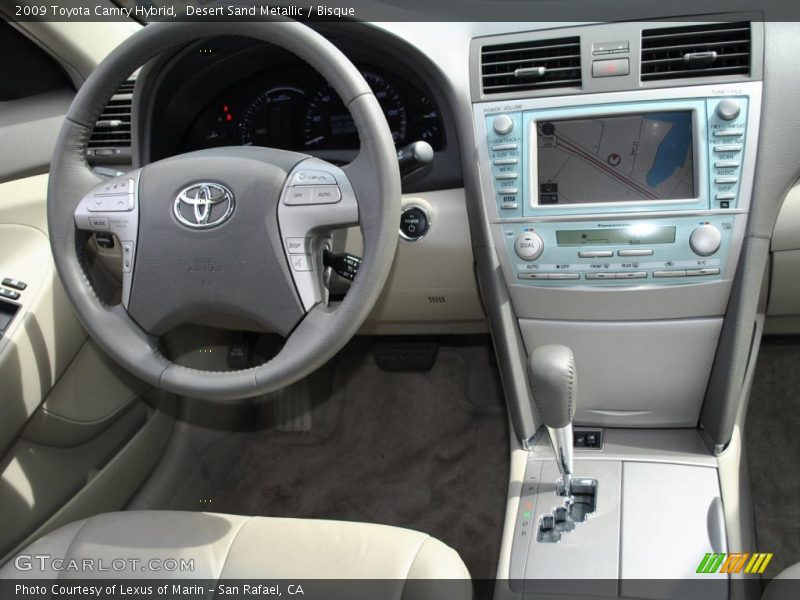 Desert Sand Metallic / Bisque 2009 Toyota Camry Hybrid