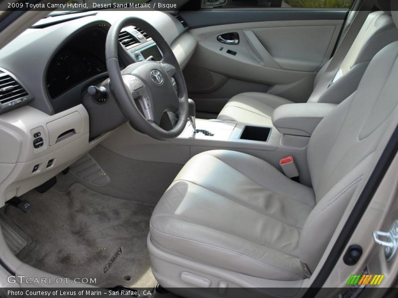 Desert Sand Metallic / Bisque 2009 Toyota Camry Hybrid