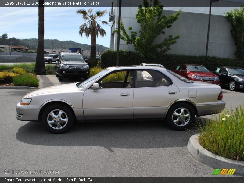 Sandstone Beige Metallic / Beige 1995 Lexus ES 300