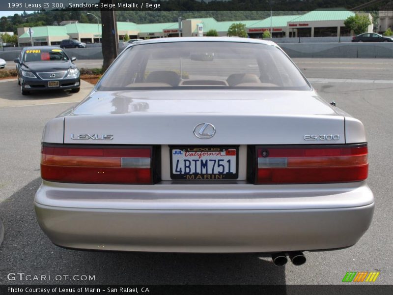Sandstone Beige Metallic / Beige 1995 Lexus ES 300