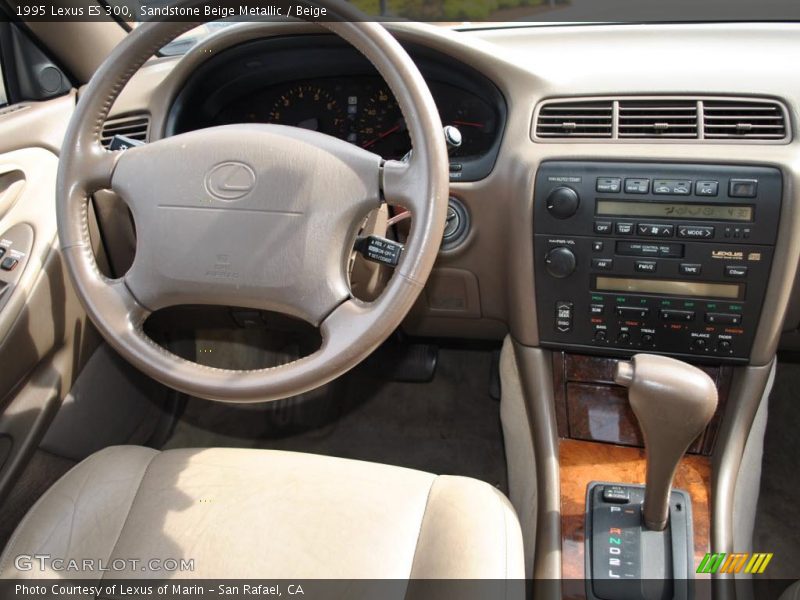Sandstone Beige Metallic / Beige 1995 Lexus ES 300