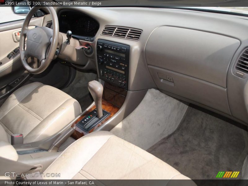 Sandstone Beige Metallic / Beige 1995 Lexus ES 300
