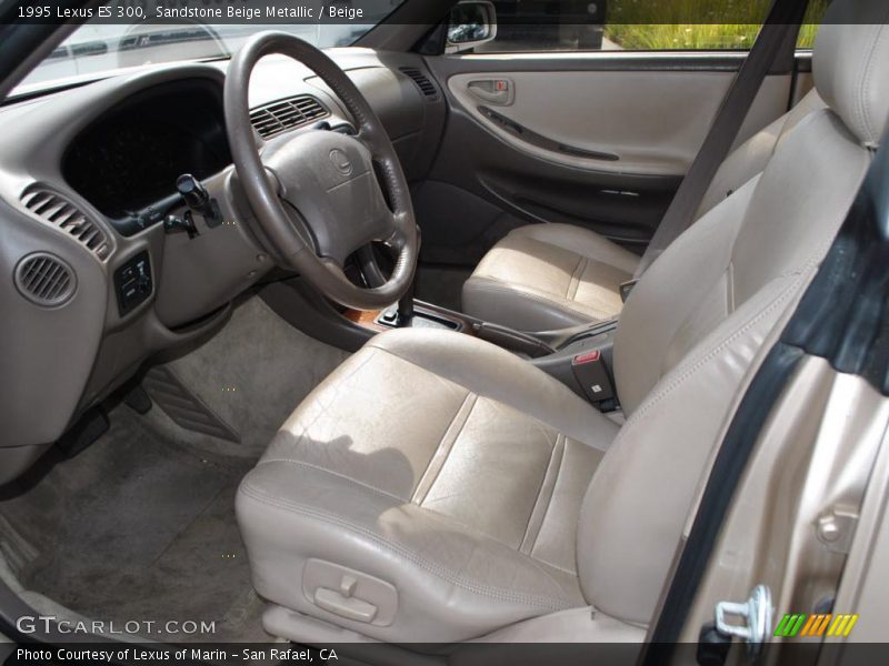 Sandstone Beige Metallic / Beige 1995 Lexus ES 300