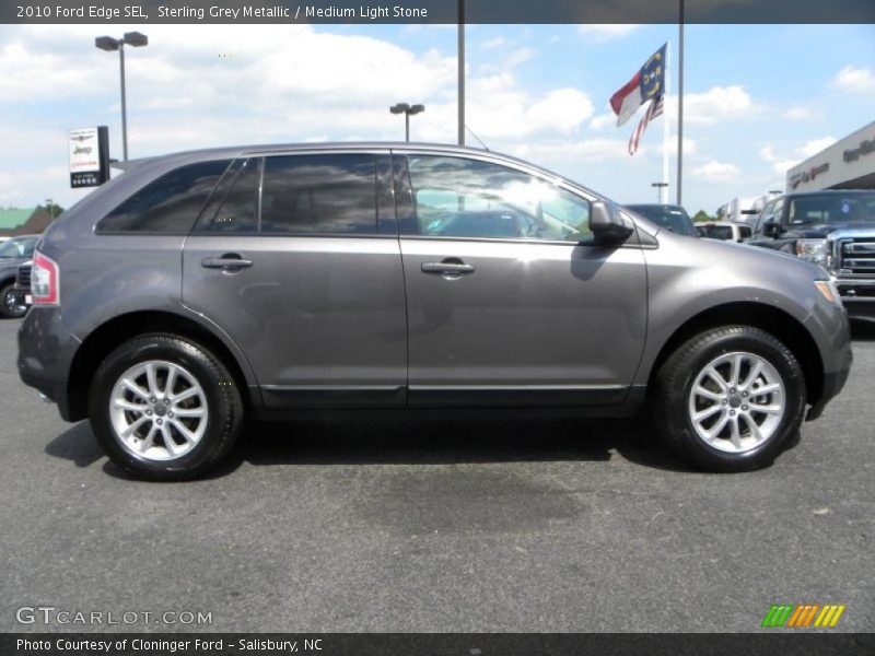 Sterling Grey Metallic / Medium Light Stone 2010 Ford Edge SEL