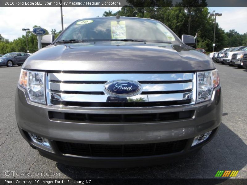 Sterling Grey Metallic / Medium Light Stone 2010 Ford Edge SEL