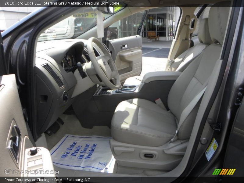 Sterling Grey Metallic / Medium Light Stone 2010 Ford Edge SEL