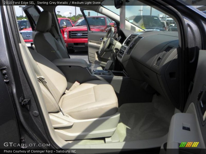 Sterling Grey Metallic / Medium Light Stone 2010 Ford Edge SEL