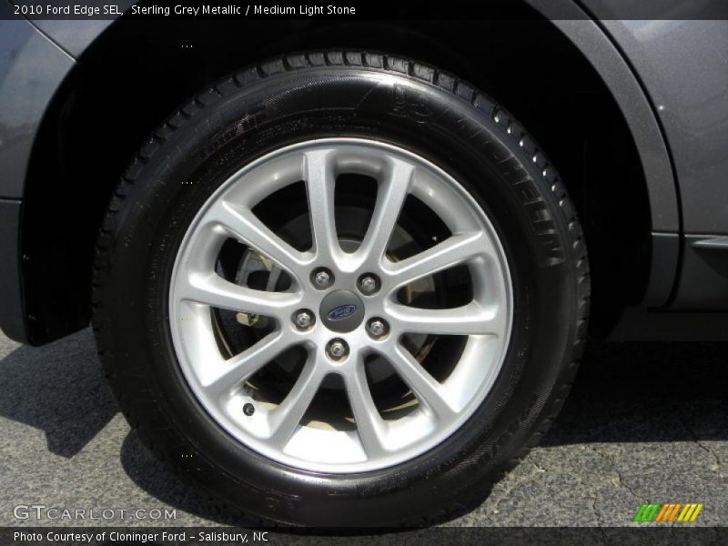 Sterling Grey Metallic / Medium Light Stone 2010 Ford Edge SEL