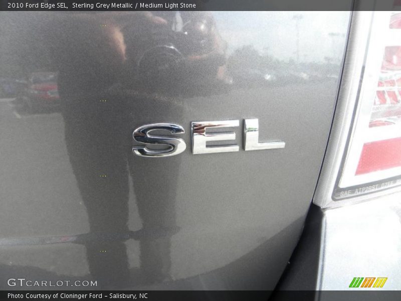 Sterling Grey Metallic / Medium Light Stone 2010 Ford Edge SEL