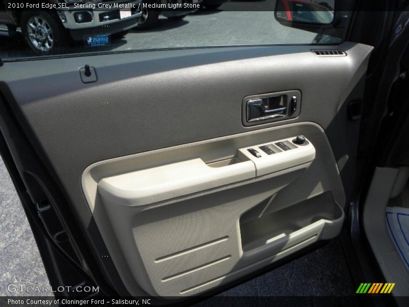 Sterling Grey Metallic / Medium Light Stone 2010 Ford Edge SEL