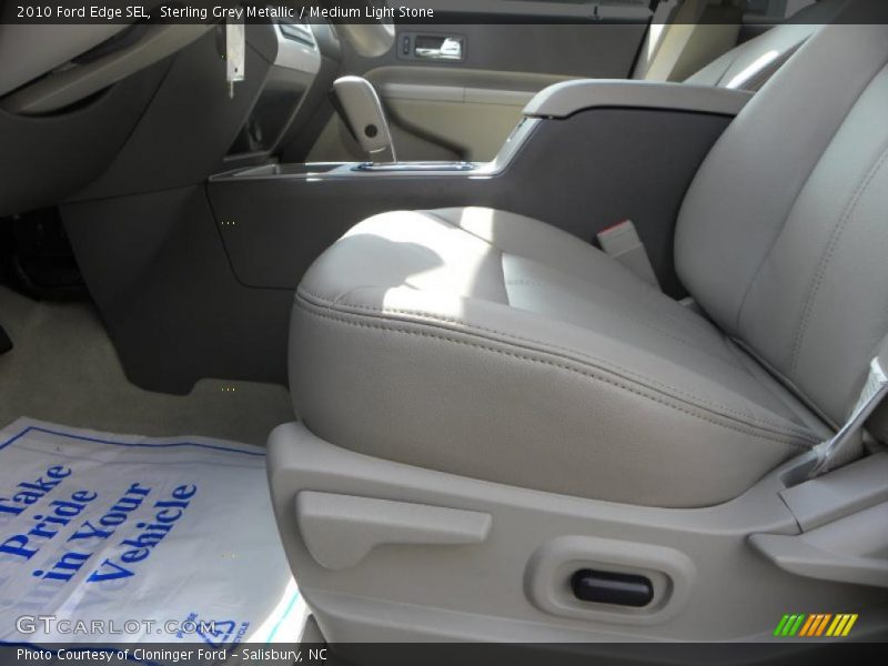 Sterling Grey Metallic / Medium Light Stone 2010 Ford Edge SEL