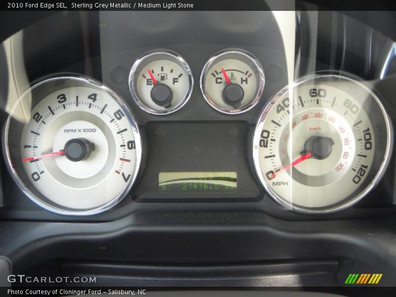 Sterling Grey Metallic / Medium Light Stone 2010 Ford Edge SEL