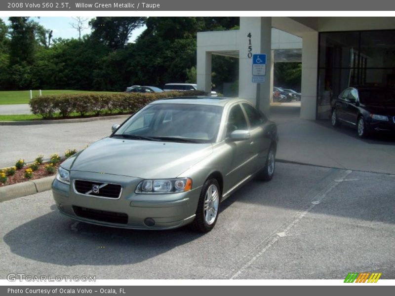 Willow Green Metallic / Taupe 2008 Volvo S60 2.5T