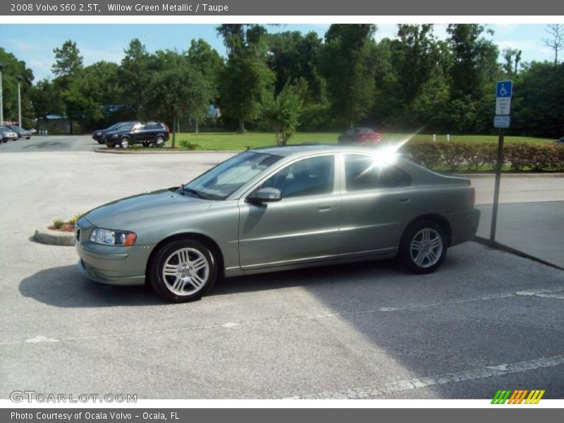 Willow Green Metallic / Taupe 2008 Volvo S60 2.5T