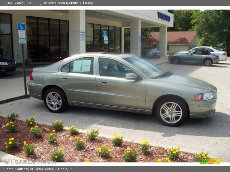 Willow Green Metallic / Taupe 2008 Volvo S60 2.5T