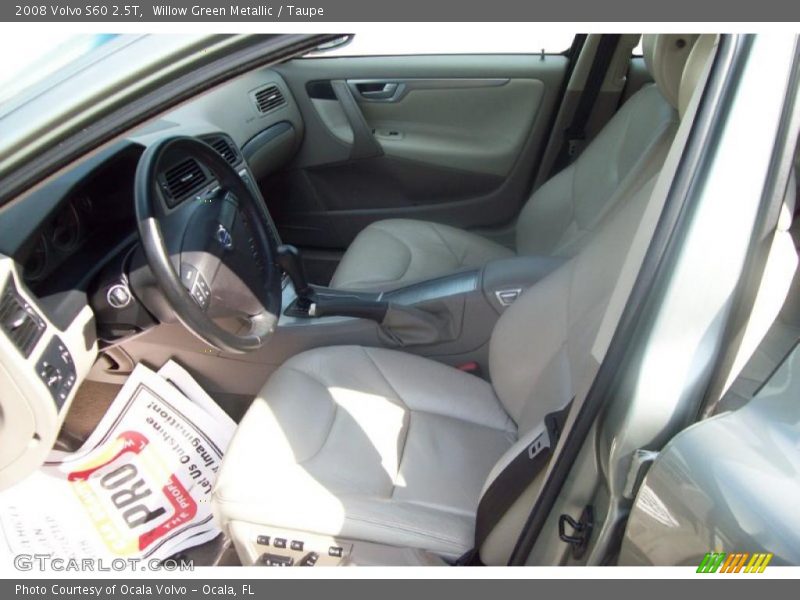 Willow Green Metallic / Taupe 2008 Volvo S60 2.5T