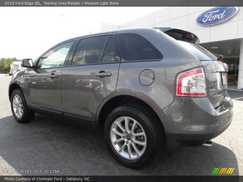 Sterling Grey Metallic / Medium Light Stone 2010 Ford Edge SEL