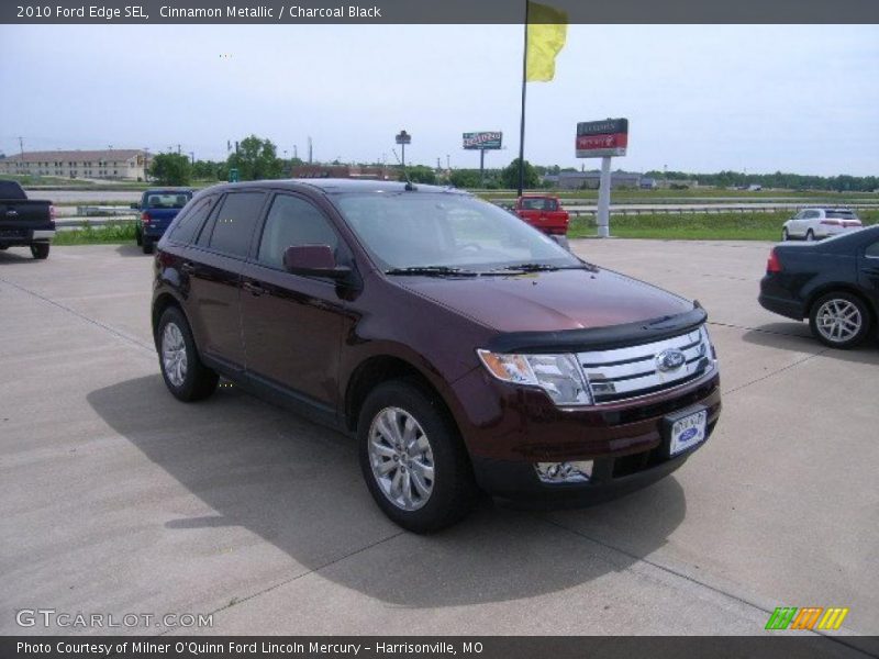 Cinnamon Metallic / Charcoal Black 2010 Ford Edge SEL