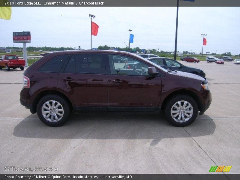Cinnamon Metallic / Charcoal Black 2010 Ford Edge SEL