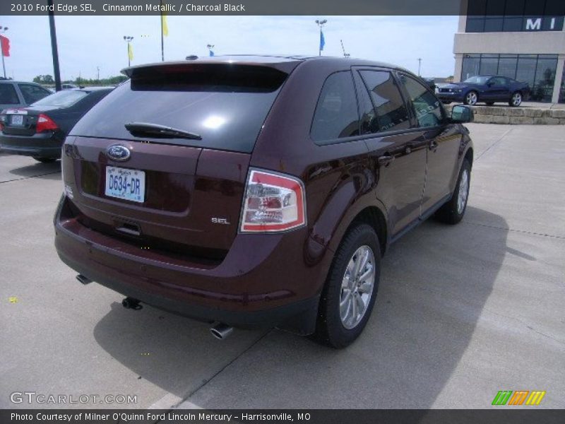 Cinnamon Metallic / Charcoal Black 2010 Ford Edge SEL